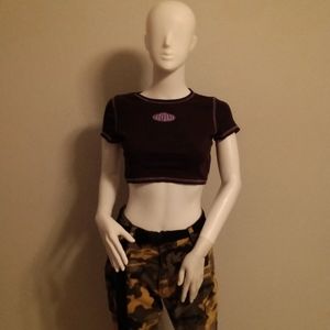 Dark Crop top